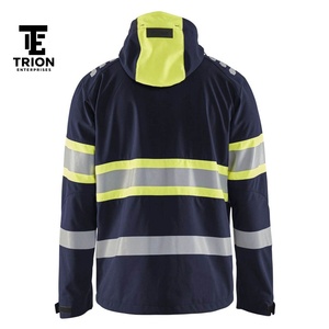 เสื้อแจ็คเก็ตนิรภัยแบบสะท้อนแสงสองสี Hi-Vis สำหรับงานอุตสาหกรรม ผลิตจากโพลีเอสเตอร์ คุณภาพสูง สำหรับผู้ใหญ่ทุกเพศ พร้อมบริการ OEM ODM - Product Image 3