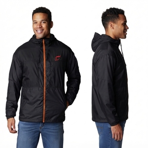 Men's Stand Collar Windproof Windbreaker <b>Jacket</b> Black Orange Zipper Casual Autumn Wear Windbreaker <b>jacket</b> for Men With OEM - Product Image 5
