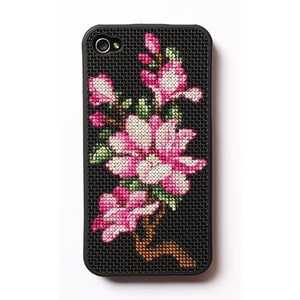 Handmade Custom Beaded Phone Case Lemon Slice and Flower Design Yellow Green Color Craft Accessory - Product Image 5