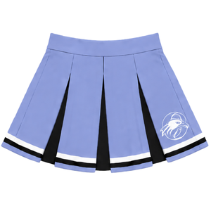 Jupe plissée bleue personnalisée pour femmes et filles, idéale pour la danse, les équipes sportives, les spectacles, l'entraînement et les compétitions, uniforme sportif. - Product Image 1