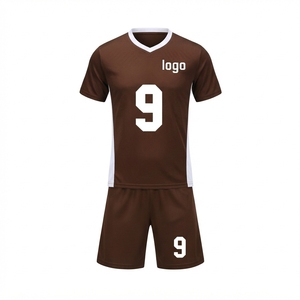 TOFEN SPORTS ชุดเสื้อฟุตบอลสีน้ำเงินแบบกำหนดเองหมายเลข 9 พิมพ์ลายด้วยความร้อน คอกลม แขนสั้น โพลีเอสเตอร์ดูดซับความชื้น - Product Image 5