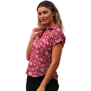 Women's Printed <b>Shirt</b> with Trendy Digital Print and <b>Button</b> Front Design - Product Image 2