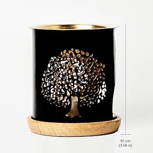Brûleur d'huiles essentielles exotiques fait main, Arbre de Vie en bois, pour encens et fumigation, décoration pour autel, disponible en diverses formes et tailles - Product Image 2