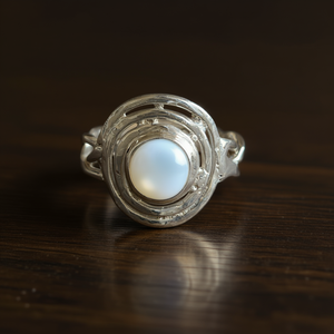 Designer Moonstone Fine <b>Ring</b> 4.4 Grams Weight - Product Image 3