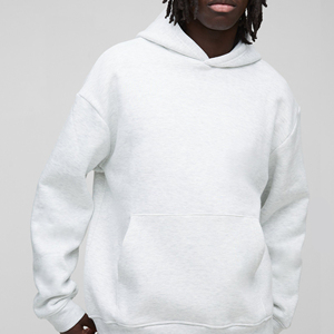 Sweat à capuche en molleton épais 100% coton 400G, coupe oversize, grande taille pour homme, hiver, avec logo personnalisé, imprimé, brodé, tricoté, modèle vierge en stock - Product Image 1