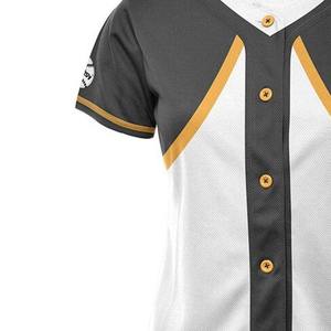 Maillot de baseball personnalisable de haute qualité, 100 % polyester, respirant, séchage rapide, pour l'école et les ligues, avec nom, par transfert thermique - Product Image 5