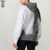 Hoodie Fleece Vintage Wash Custom Printing Dengan Kantong Kanguru, Pengiriman Cepat Urban Dengan Harga Terjangkau