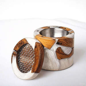 Brûleur d'encens Oudh traditionnel élégant et décoratif, artisanal, de qualité supérieure, pour la maison, parfum d'intérieur de luxe, décoration intérieure. - Product Image 1