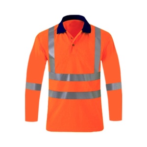 Camiseta de Trabajo de Manga Larga de Secado Rápido, Reflectante y de Seguridad para Construcción, para Obras Viales Transfronterizas - Product Image 4