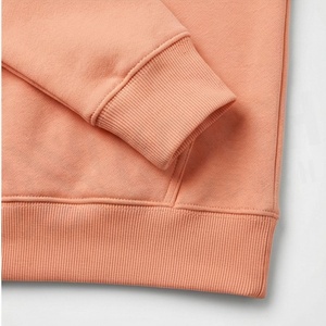 Custom Women Hoodies Premium Cotton Fleece 340 Gsm Heavyweight Oversized Pullover Wholesale Sweatshirts OEM Apparel - Product Image 6
