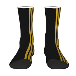 Knee High Solid Black Spandex Knitted Sweat-Absorbent Summer <b>Socks</b> Regular Style for Women and Men - Product Image 2