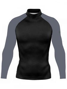 Four Way Stretch Rash Guard Spandex <b>Compression</b> <b>Shirt</b> <b>Men</b> Elastic Training Wear - Product Image 2