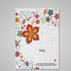 Cartes en papier <span class=keywords><strong>de</strong></span> graines <span class=keywords><strong>de</strong></span> <span class=keywords><strong>tournesol</strong></span> écologiques à marque privée avec paillettes pour l'artisanat et les événements estivaux personnalisés - Product Image 6