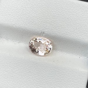 Morganita rosa natural de corte ovalado, piedra preciosa suelta de alta calidad, beryl rosa melocotón para la fabricación de joyas, morganita sin tratar. - Product Image 2