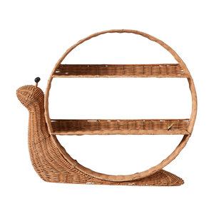 Étagère en rotin en forme d'escargot pour enfants, design moderne, écologique et sûr pour la chambre et l'école des enfants - Product Image 1