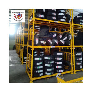 Conception personnalisée de supports de stockage de pneus réglables en métal pliable en acier supports empilables du Vietnam - Product Image 1