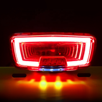 Luces traseras LED para motocicleta, cubierta de humo de freno con luz para HONDA CT125, 2017