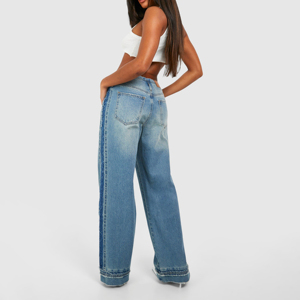 Jeans de Mezclilla Anchos de Invierno para Mujer, Estilo Urbano, Ecológicos, de Alta Calidad, Cómodos y Elegantes, Precio de Fábrica OEM/ODM - Product Image 2