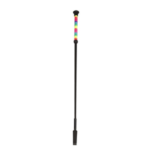 Fouet d'équitation de haute qualité 65 cm, tige en fibre de verre et poignée en caoutchouc, couleurs et logo personnalisables, service OEM, vente en gros - Product Image 4