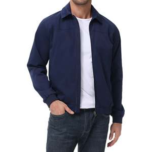 Multi Pocket <b>Men</b> Softshell <b>Jacket</b> <b>Smart</b> Phone Storage Sport Coat Utility Performance Athletic Outerwear Breathable Stand Collar - Product Image 1