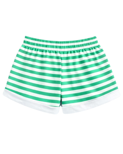 Conjunto de Top Corto y Pantalones Cortos a Rayas Verdes y Blancas para Mujer, Estilo Casual de Verano, Dos Piezas, Cintura Elástica, Ropa de Salón, Ropa Urbana, OEM - Product Image 6