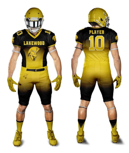 Custom American Football Uniform Design Your Own Team Jersey Premium Polyester Football Uniform OEM ODM Wholesale Manufacturer - Product Image 1