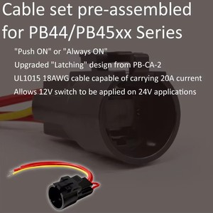 Produits de chargeurs très demandés : faisceau de câbles pré-câblés à connexion rapide série PB44/PB45xx pour le câblage des interrupteurs du tableau de bord du véhicule - Product Image 5