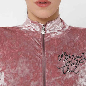 Conjunto Deportivo de Terciopelo de Alta Calidad para Mujer, Suave y Transpirable, con Sudadera con Cierre y Pantalones, 2 Piezas - Product Image 5