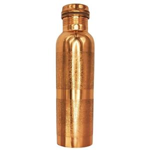 Bouteille d'eau en cuivre martelé effet diamant avec couvercle hermétique, sans BPA, compatible lave-vaisselle, pour le bureau, les voyages et les boissons. - Product Image 6
