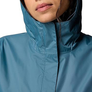 <b>Woman</b> Dark Teal Rain <b>Jacket</b> Windbreaker Waterproof Coat Hooded <b>Lightweight</b> Outdoor Sportswear Casual Female <b>Jacket</b> - Product Image 5