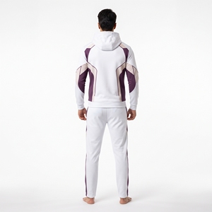 Ensemble de survêtement personnalisé pour homme, vêtements de sport en coton et polyester, sublimation, respirant, veste à manches longues, pantalon de jogging à cordon de serrage, ensemble Pro - Product Image 2