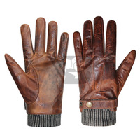 Gants en cuir unisexes personnalisés à doigts entiers - Durables, respirants, écologiques pour les voyages en plein air, les sports, utilisation quatre saisons