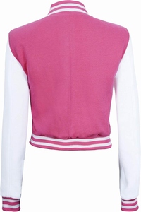 เสื้อแจ็คเก็ตผู้หญิงสุดหรู แจ็คเก็ตสไตล์วาร์ซิตี้ พรีเมียม สวมใส่สบาย อุ่นในฤดูหนาว ระบายอากาศได้ดี แฟชั่นลำลอง - Product Image 5