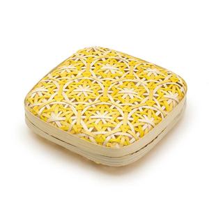 Cesta de almacenamiento de bambú tejida decorativa de Estilo Vintage para decoración y organización del hogar - Product Image 6