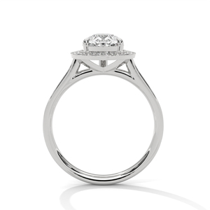 Women Demand Design 14k White Gold Moissanite Diamond <b>Ring</b> with Pear Cut Fashion <b>Statement</b> <b>Ring</b> Trendy Jewelry for Events - Product Image 2