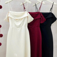 Robe longue élégante pour femme, taille naturelle, design simple, en soie, confortable, décontractée et formelle pour diverses occasions