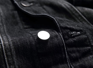 Veste en jean en coton élégante pour homme, haute qualité, personnalisable, vente en gros, vêtement décontracté pour l'hiver - Product Image 3