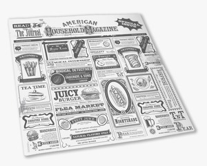 Papel para Envolver Hamburguesas y Sándwiches con Revestimiento Antigrasa Ecológico Personalizado TBH, Impresión de Logotipo Personalizado, Grado Alimenticio, Biod, 30cm X 30cm, Malasia - Product Image 3
