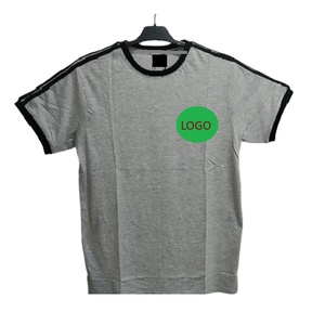 ราคาโรงงานขายร้อนแขนสั้นผ้าฝ้าย100%มีสไตล์ธรรมดาเฮฟวี่เวทStreetwearสบายๆแห้งเร็วO-คอปกติUnisex TShirt - Product Image 1