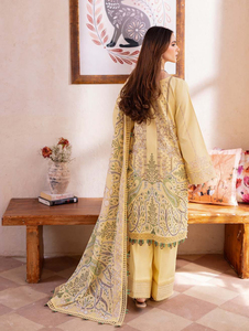 Traje pakistaní étnico para fiesta de mujer, Salwar Kameez de tela Lawn con costuras Patiala, venta al por mayor, cintura natural pakistaní - Product Image 2
