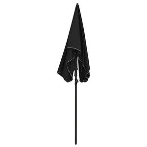 Parasol de jardin pliable 78,7 x 51,2 pouces en polyester noir avec base - Product Image 3