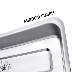 Plateau pour instruments chirurgicaux dentaires en acier inoxydable, 8″ x 5″ x 2″, plateau de stérilisation médicale réutilisable - Product Image 4