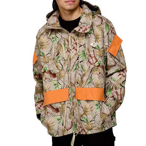 Chaqueta Cortavientos con Capucha de Camuflaje Personalizada Unisex, Diseño Nuevo, Impermeable, Ropa Táctica para Exteriores, Fabricante al por Mayor OEM ODM - Product Image 5