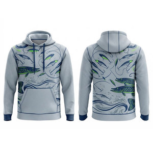 Sweat-shirts de pêche confortables à manches longues, pull-over d'extérieur avec tissu respirant pour le camping, la randonnée, la navigation de plaisance et les voyages - Product Image 1