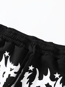 Custom Men's Midweight Polyester/Cotton Fleece 2-in-1 Vintage Oversized Pullover Hoodie Set Straight Leg Sweatpants 300g for - Product Image 5