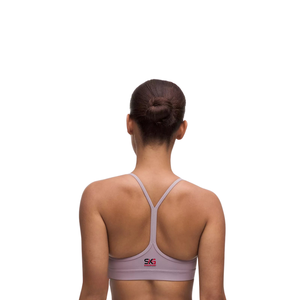 Soutien-gorge de sport rouge sans coutures à bretelles larges, haut court athlétique à profil bas pour le yoga, la gym et l'entraînement - Product Image 6