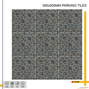 Baldosas para Estacionamiento en Exteriores Resistentes a la Intemperie de 500X500MM Diseñadas para Soportar Tráfico Continuo Mientras Mantienen la Seguridad de la Superficie - Product Image 1