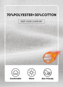 Men's Grey Hooded Zip-Up Sweatshirt Regular Fit Solid Color Cotton French Terry Casual Winter 350 Gsm French Terry Solid Hoodies - Product Image 2