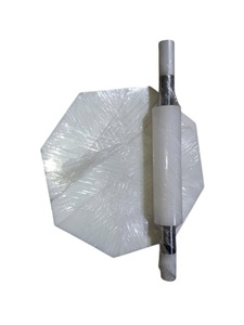 Plastic <b>Rolling</b> Board & <b>Rolling</b> <b>Pin</b> Set-Light Weight Food Safe Extra Long Design - Product Image 2
