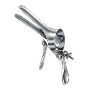 Spéculum vaginal en acier inoxydable avec poignée confortable, instrument médical durable - Product Image 1